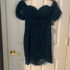 LULUS TEAL BLUE DRESS